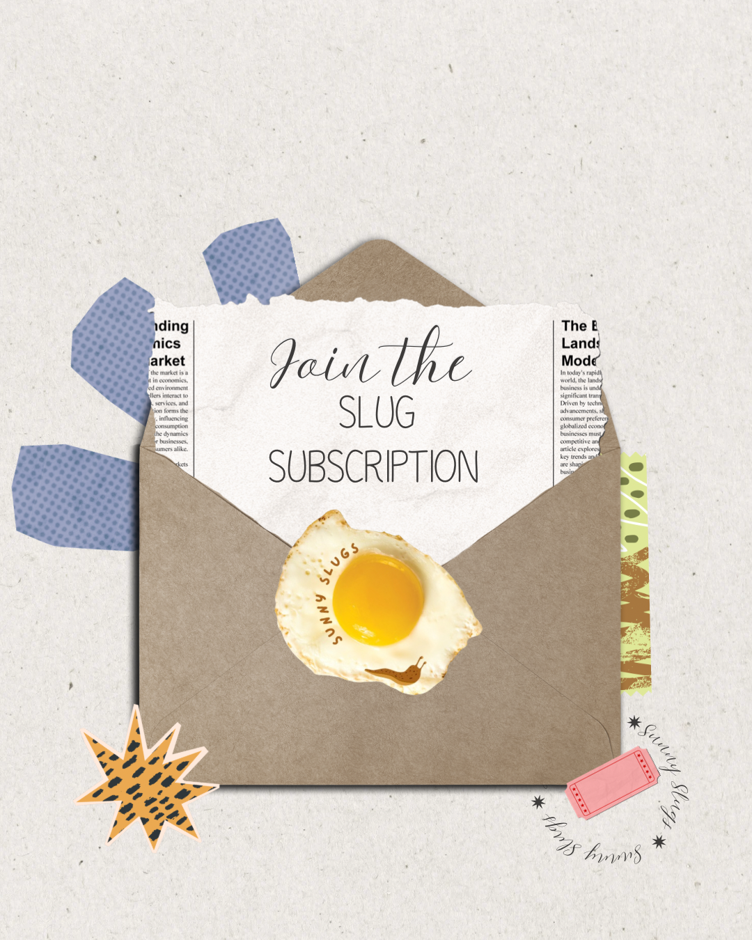 Sunny Slugs Mail Club * U.S. Subscription